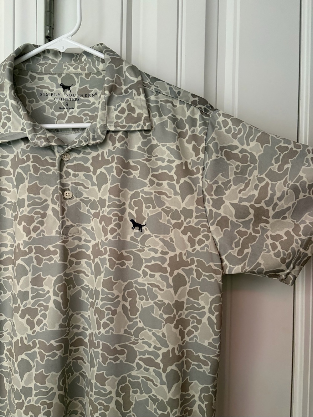 Simply Southern Camo Polo Short Sleeve